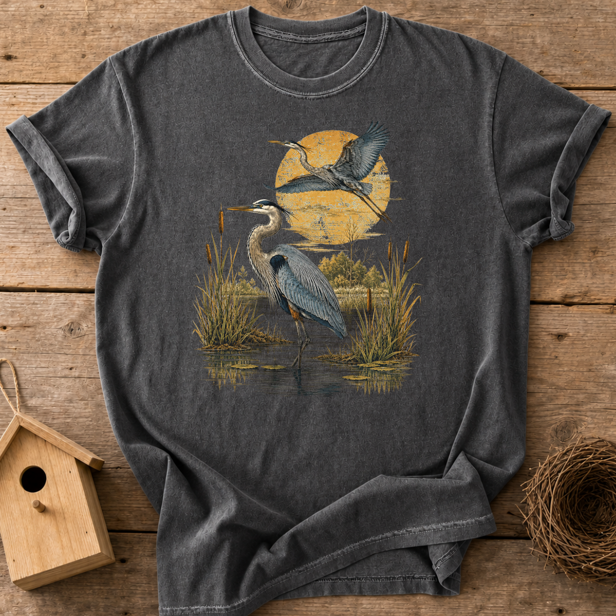 Wetland Heron T-Shirt