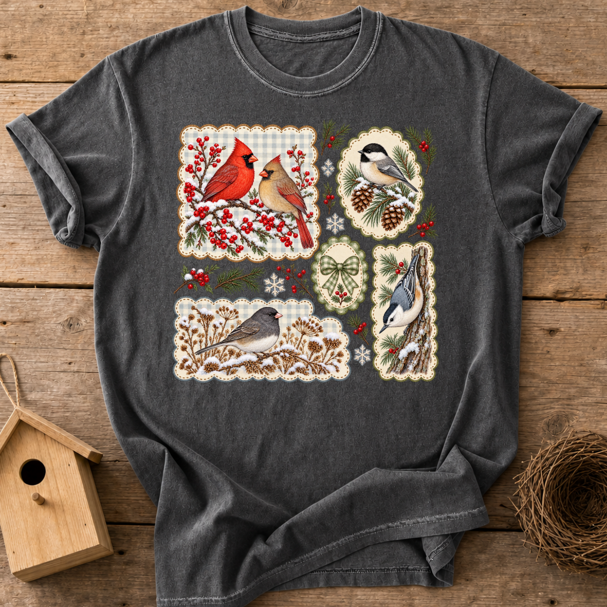 Winter Birds T-Shirt