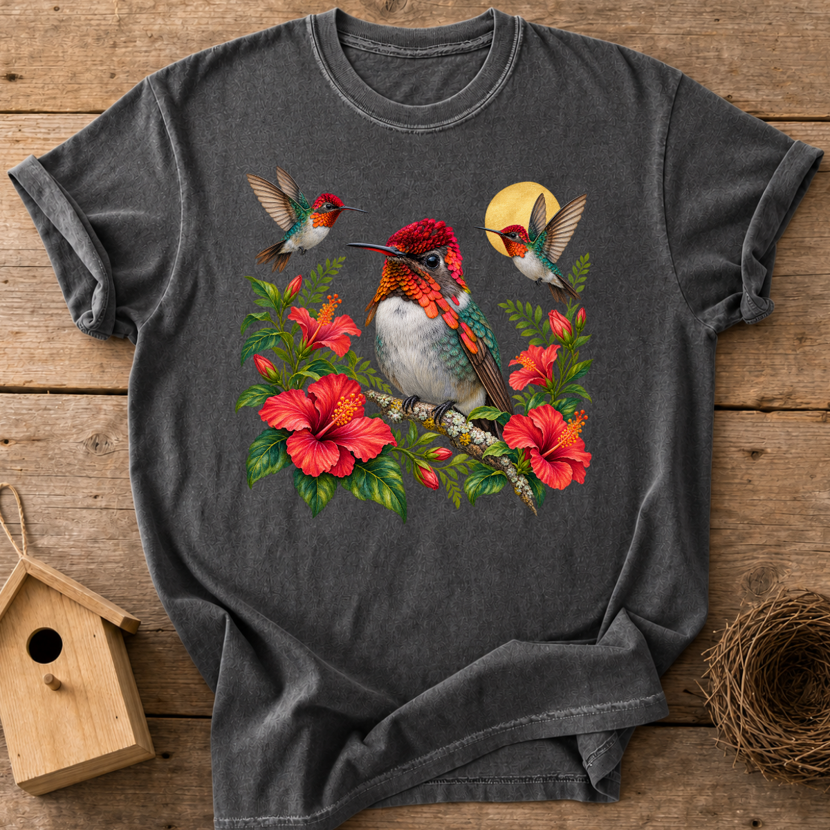 Hummingbird Garden T-Shirt                1.