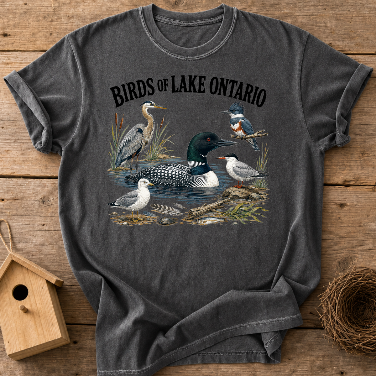 Birds Lake Ontario T-Shirt
