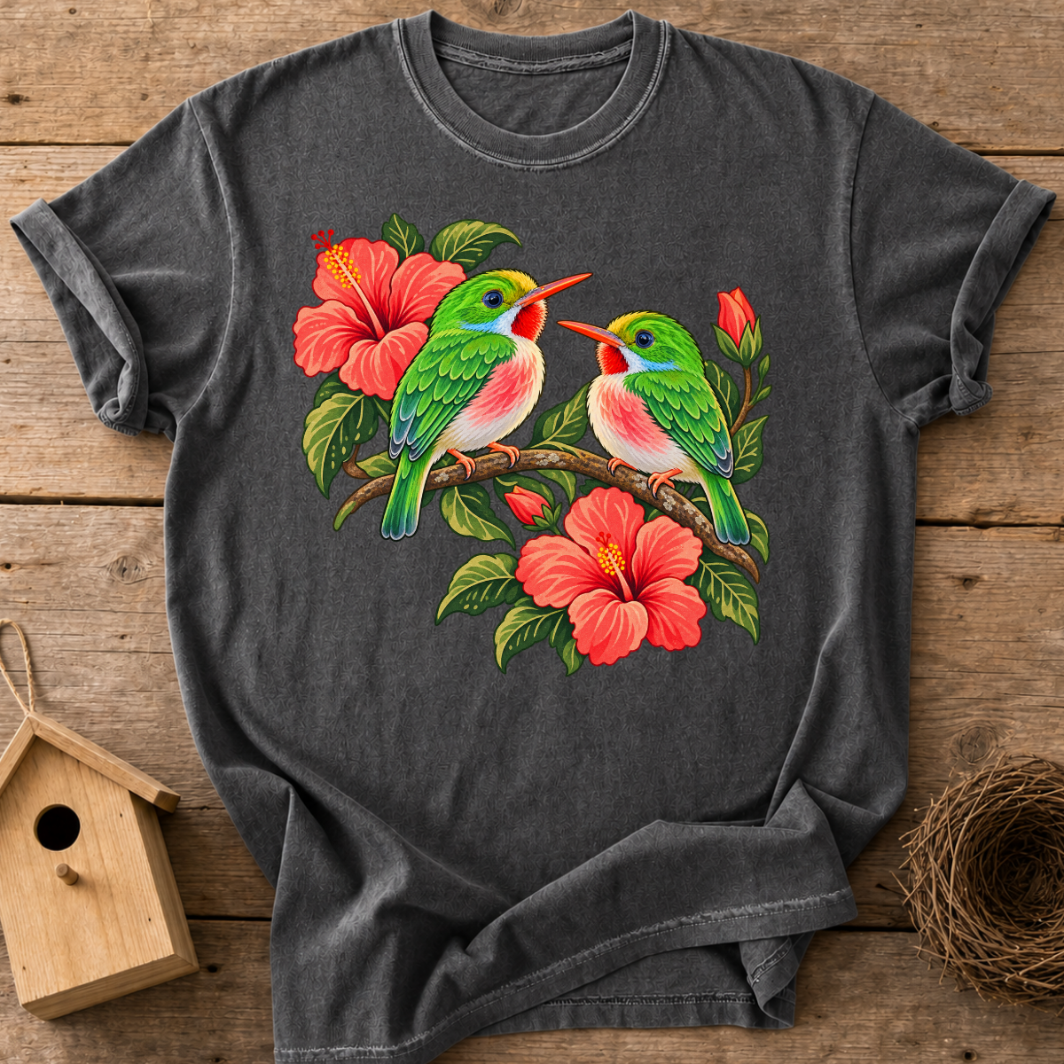 Cuban Tody Couple T-Shirt