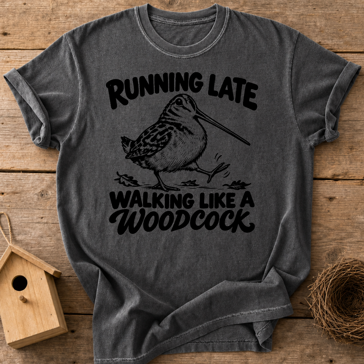 Running Late Woodcock T-Shirt