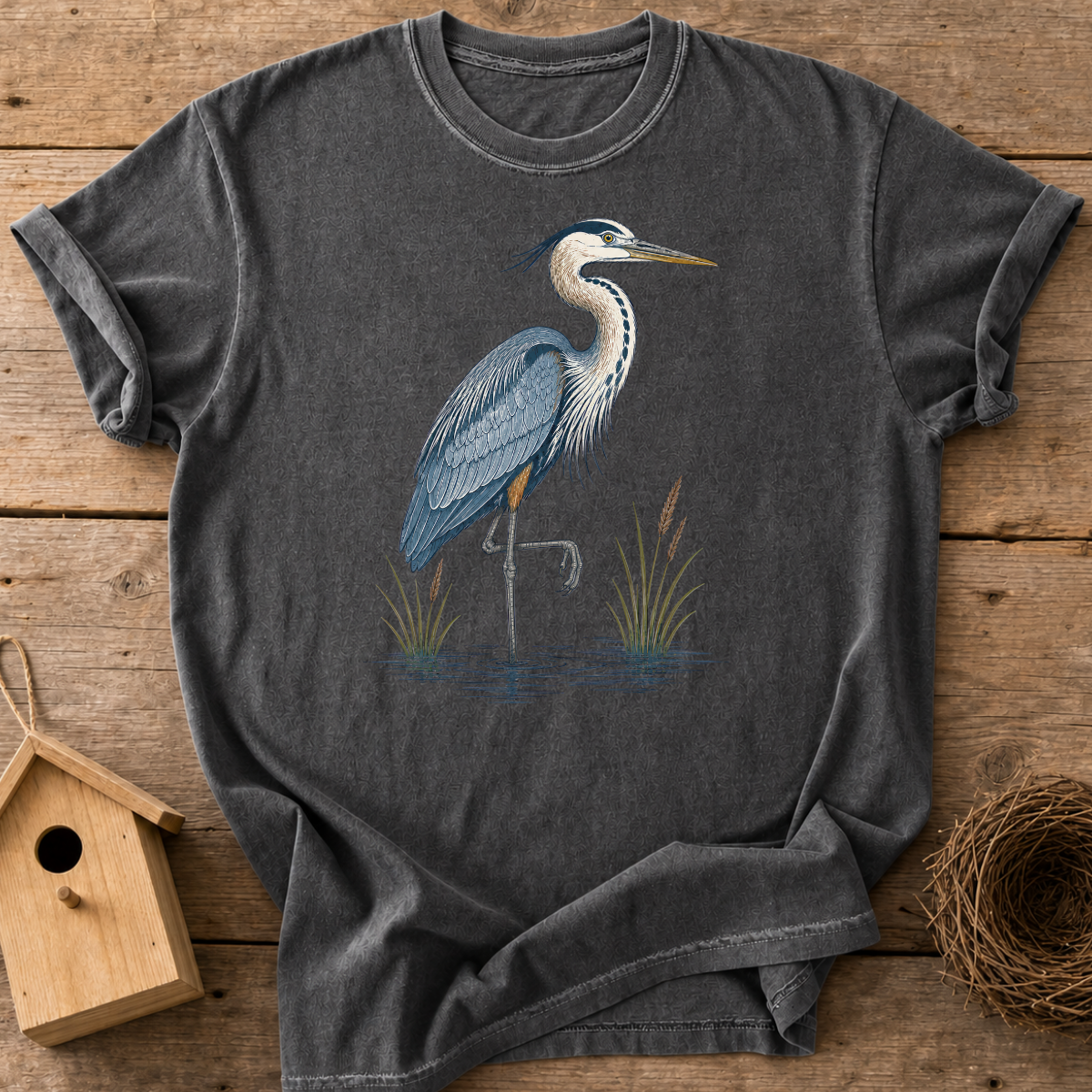 Blue Heron Marsh T-Shirt