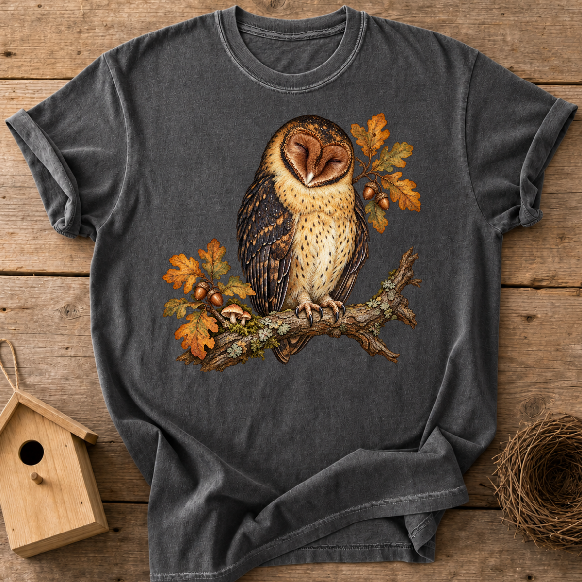 Autumn Barn Owl T-Shirt