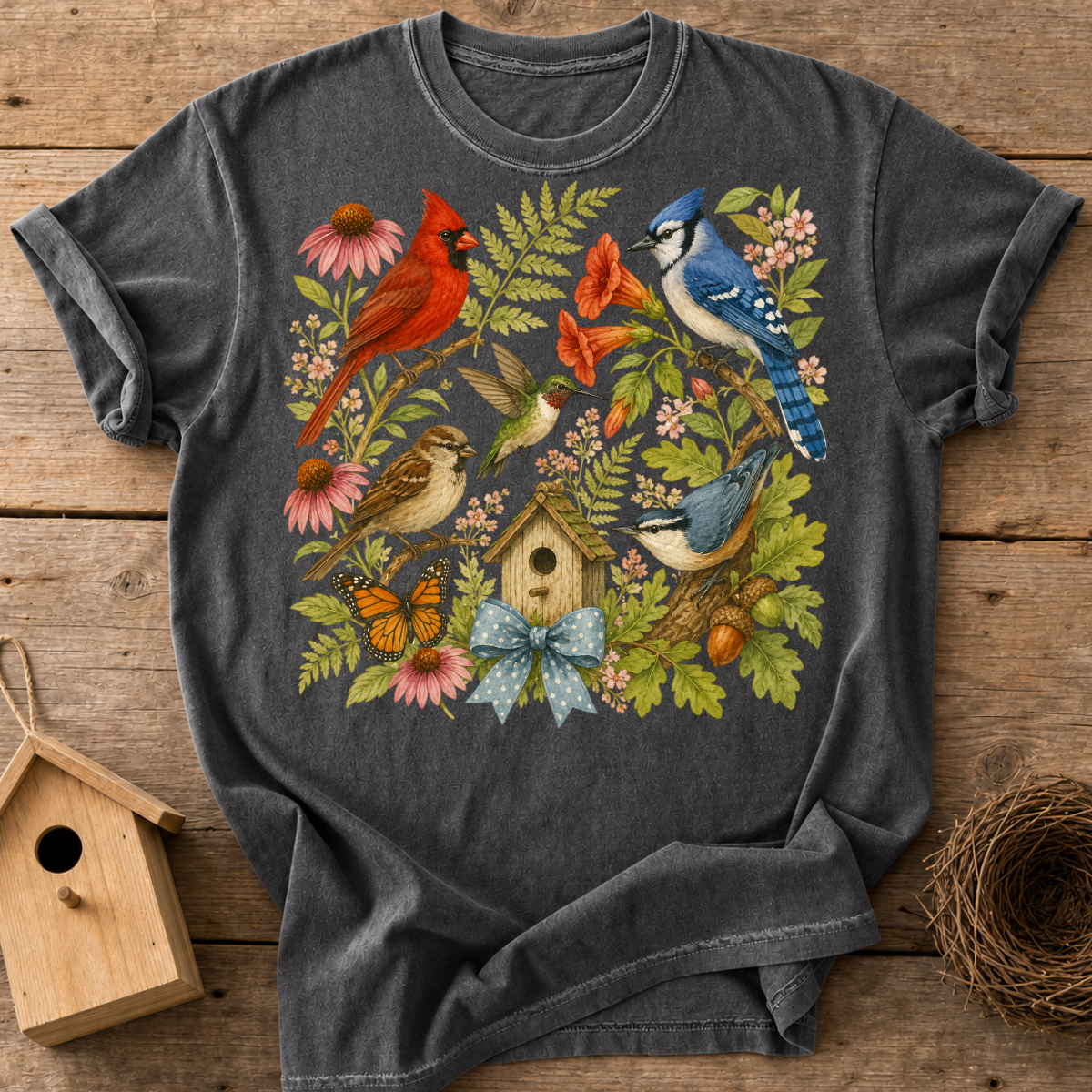 Garden Birds T-Shirt