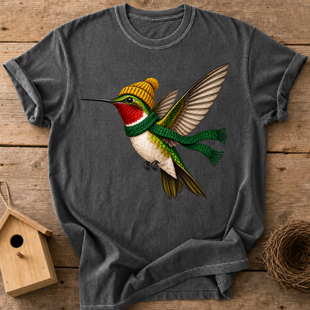 Cozy Hummingbird T-Shirt