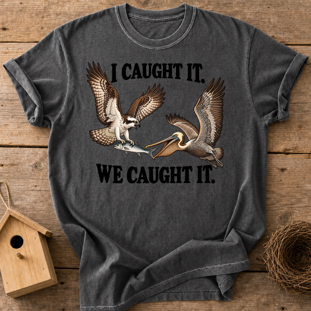 Fish Thief Pelican T-Shirt