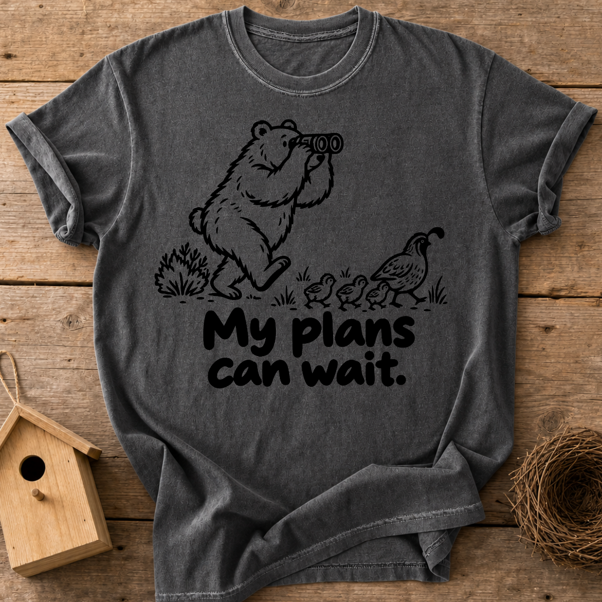 Birding Bear T-Shirt