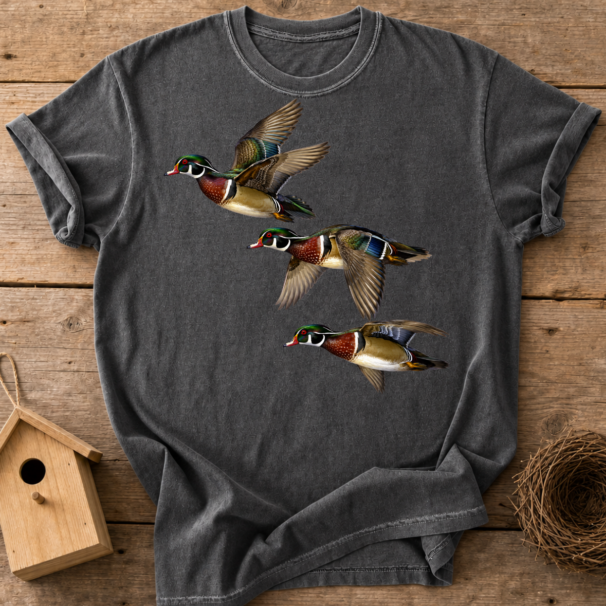 Wood Ducks In Flight T-Shirt