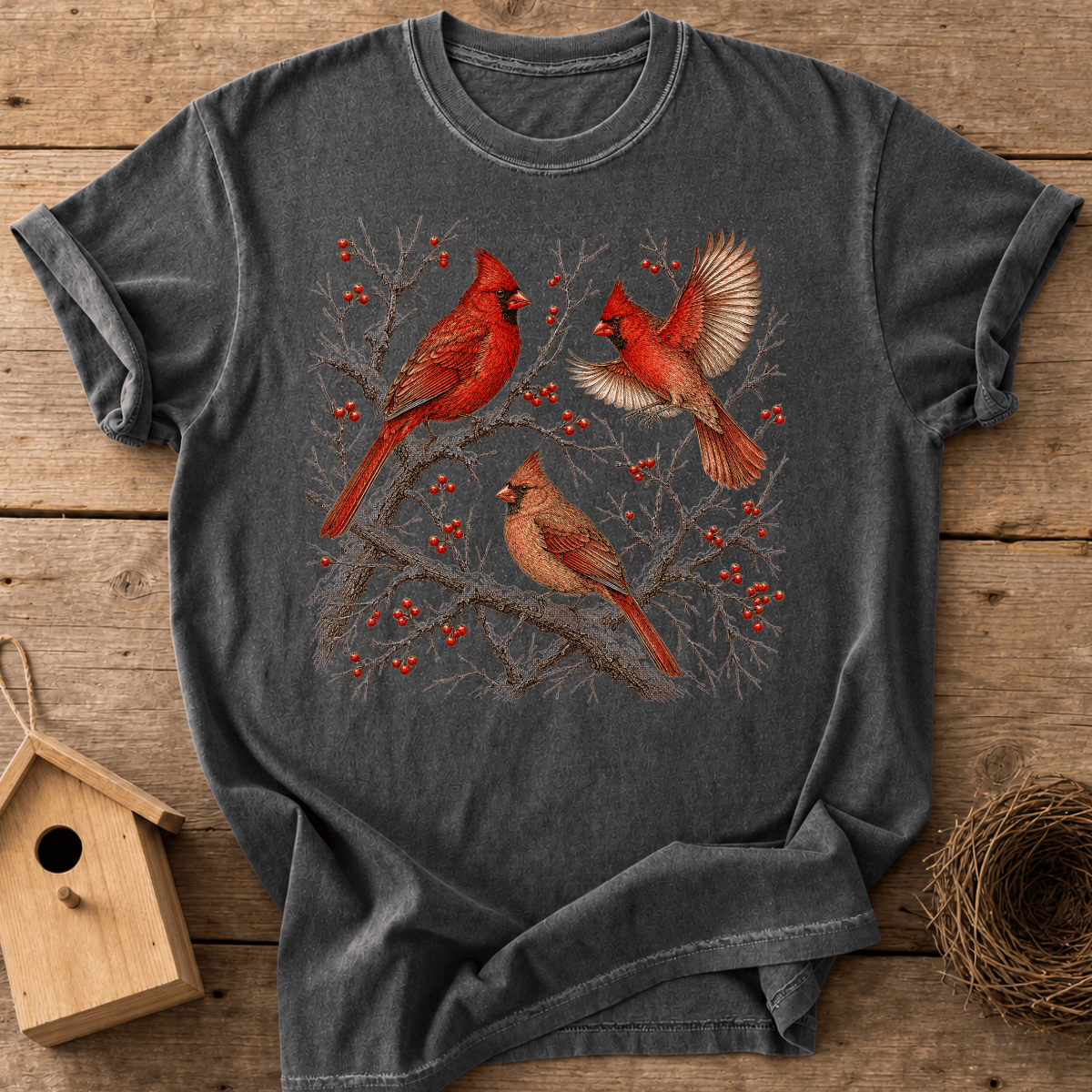 Winter Cardinals T-Shirt