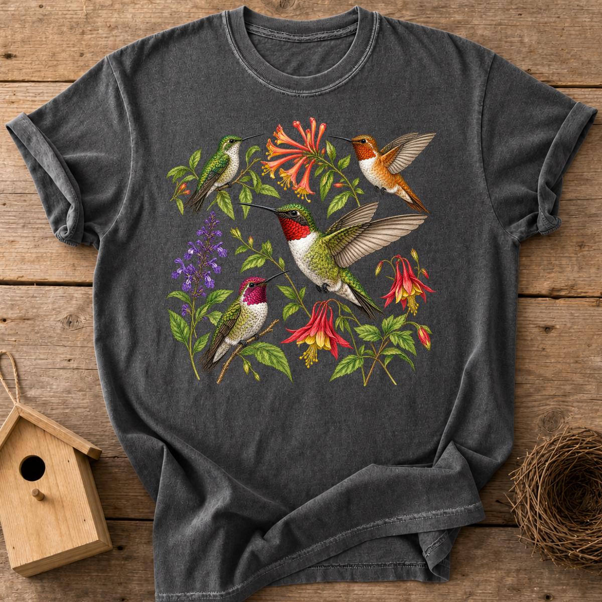 Wildflower Hummingbirds T-Shirt