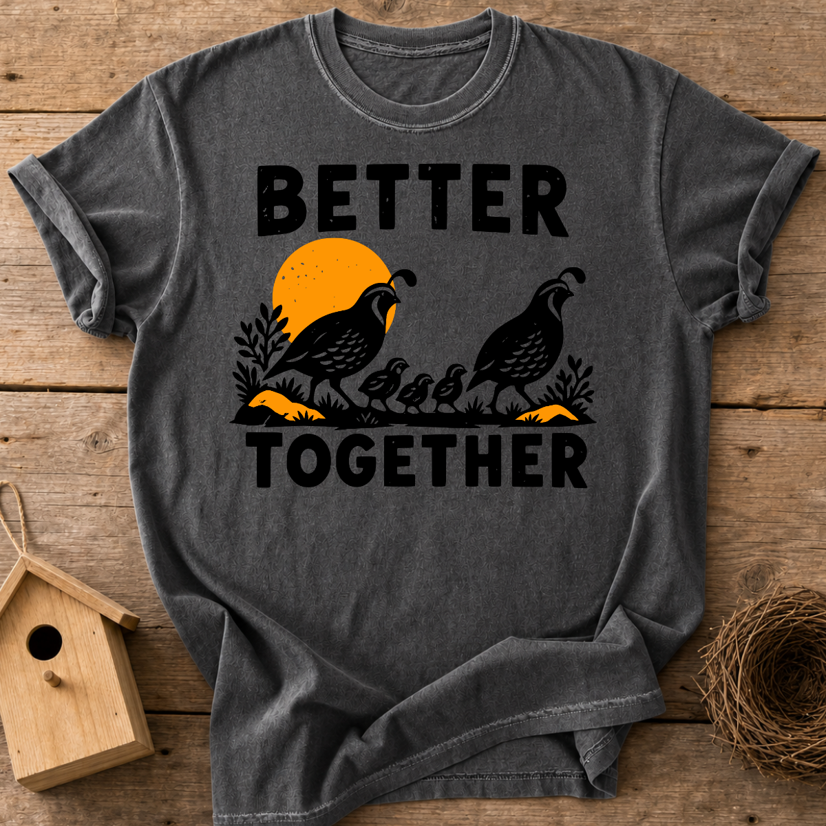 Quail Together T-Shirt