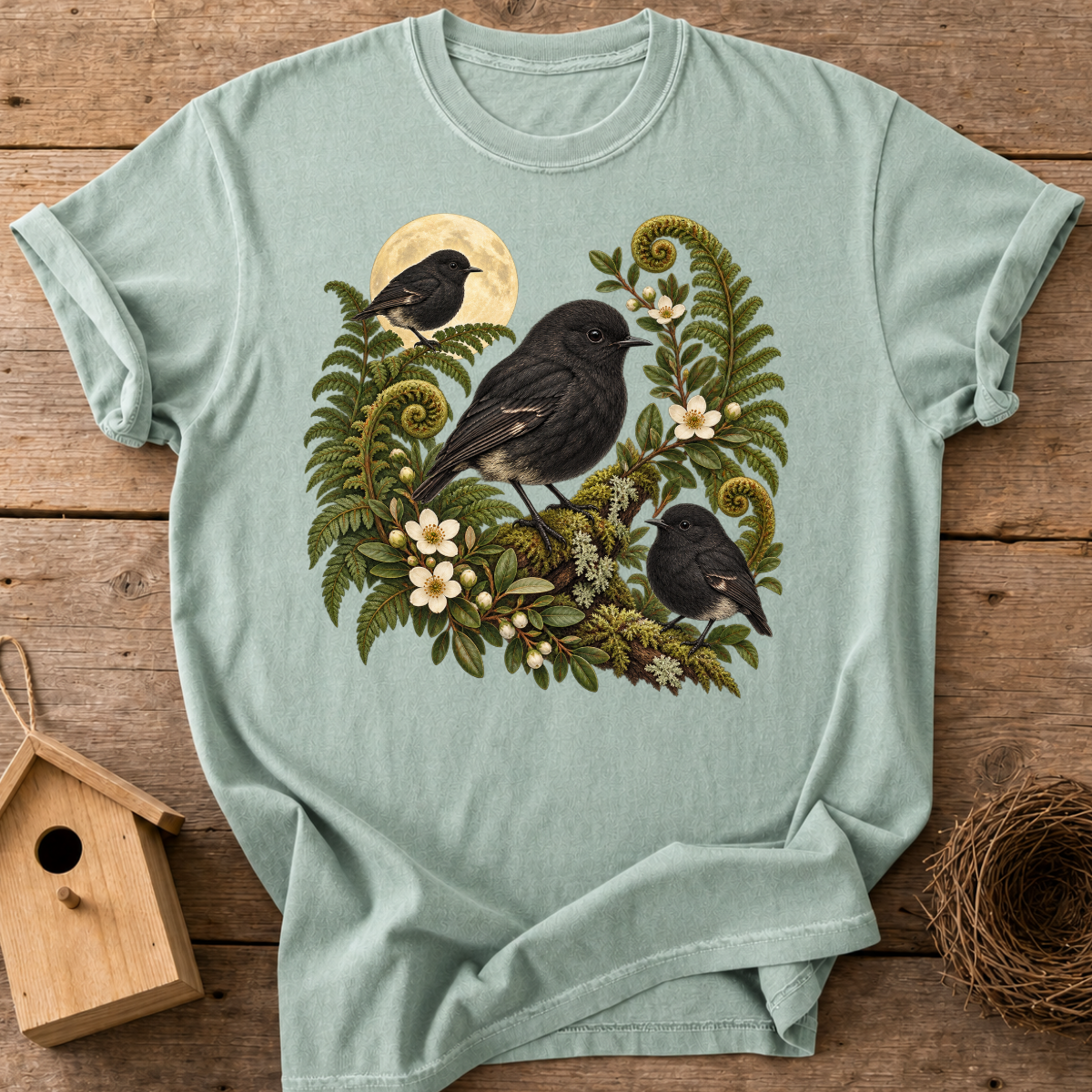 Black Robin T-Shirt