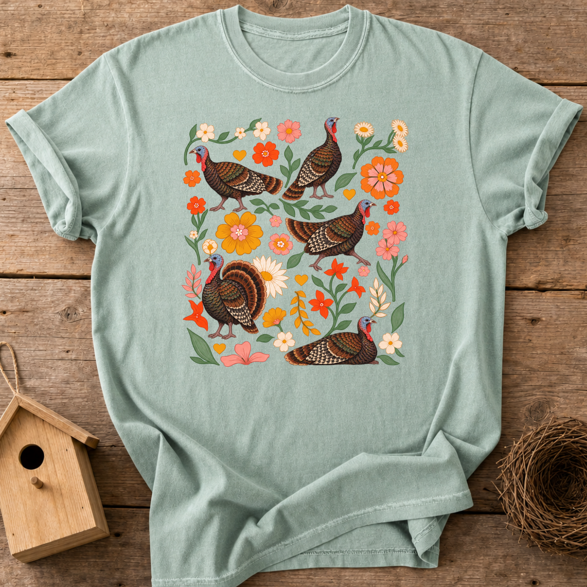 Wild Turkey Garden T-Shirt