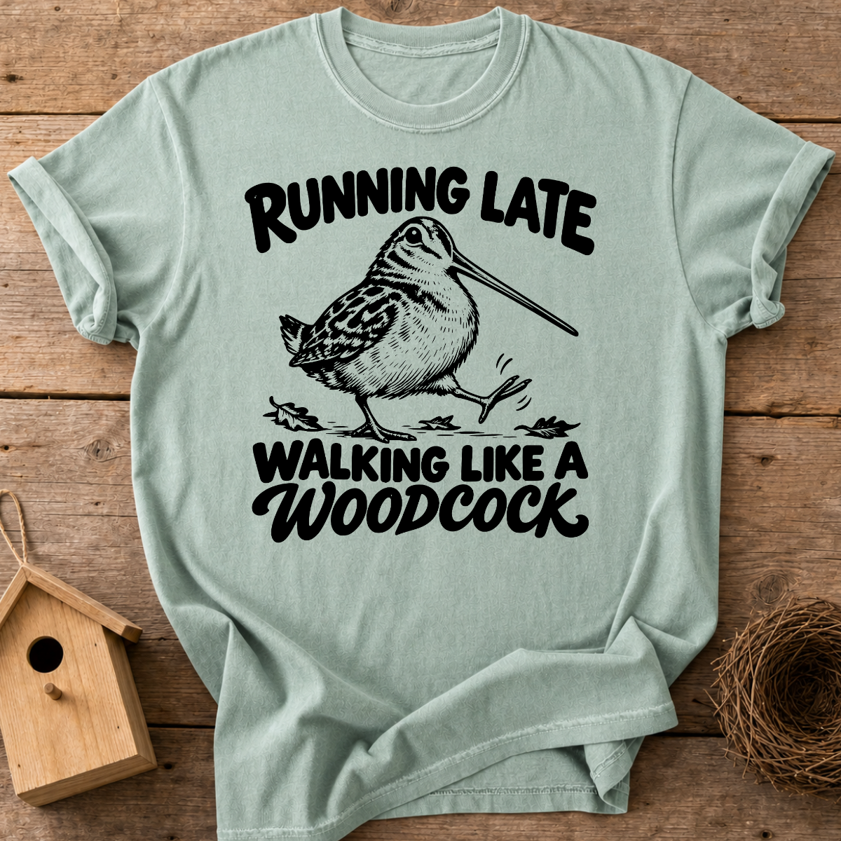 Running Late Woodcock T-Shirt
