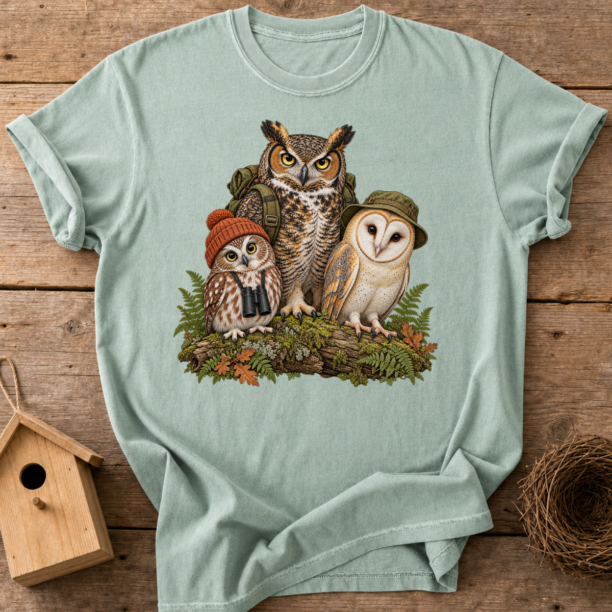 Owl Birdwatchers T-Shirt