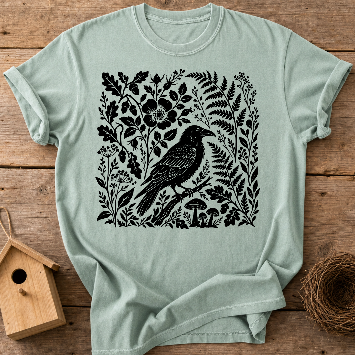 Botanical Raven T-Shirt