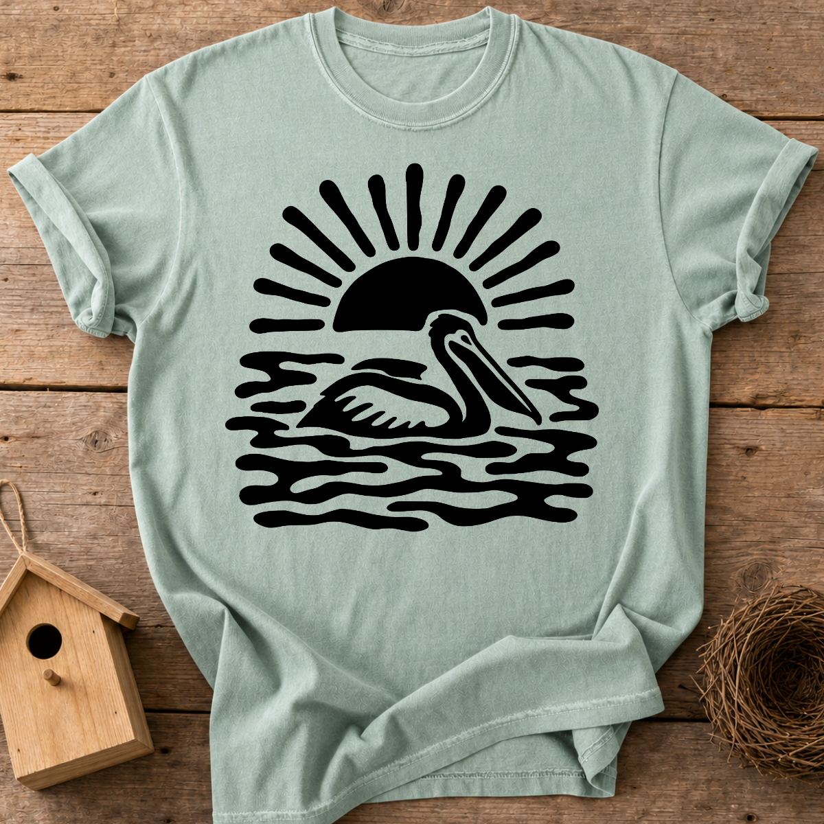 Sunset Pelican T-Shirt