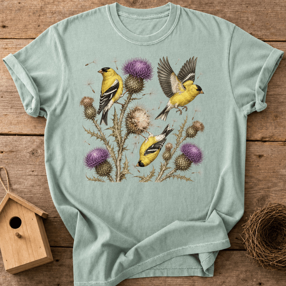 Goldfinch Thistle T-Shirt