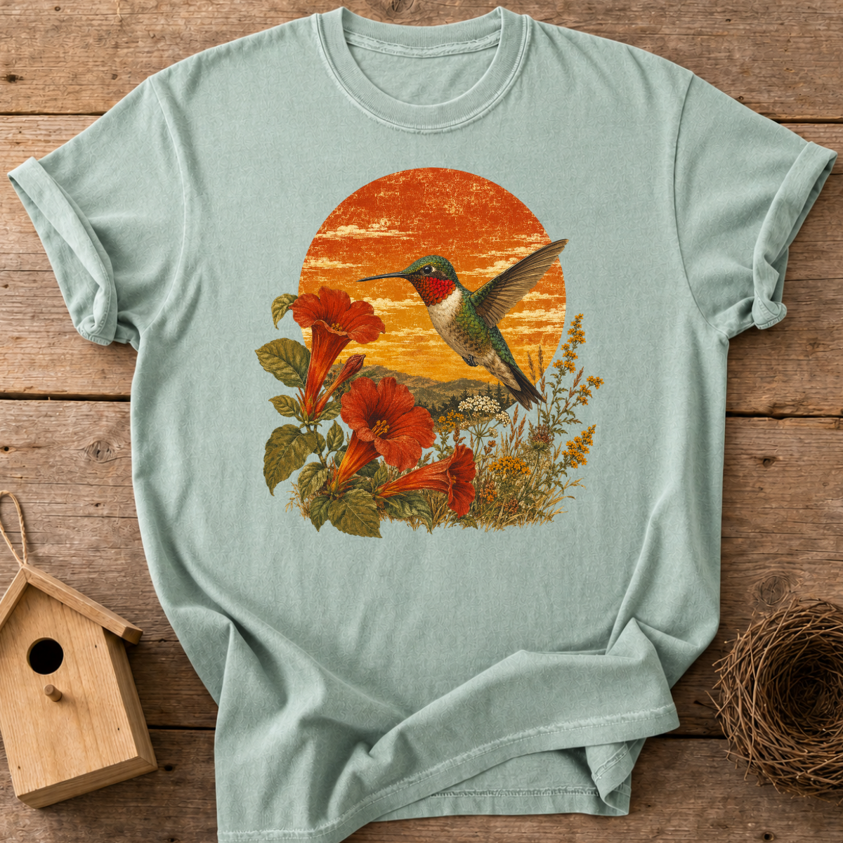 Hummingbird Sunset T-Shirt
