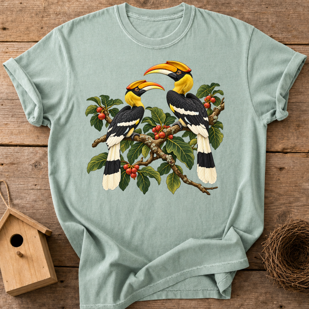Hornbill Couple T-Shirt