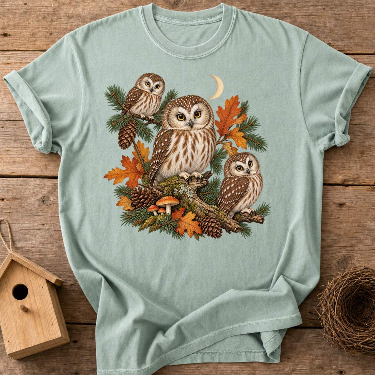 Fall Saw-Whet Owl T-Shirt