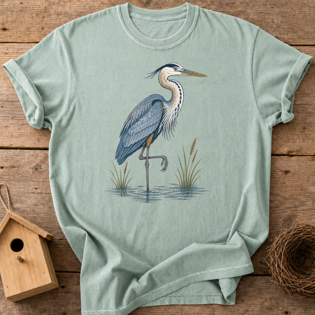 Blue Heron Marsh T-Shirt