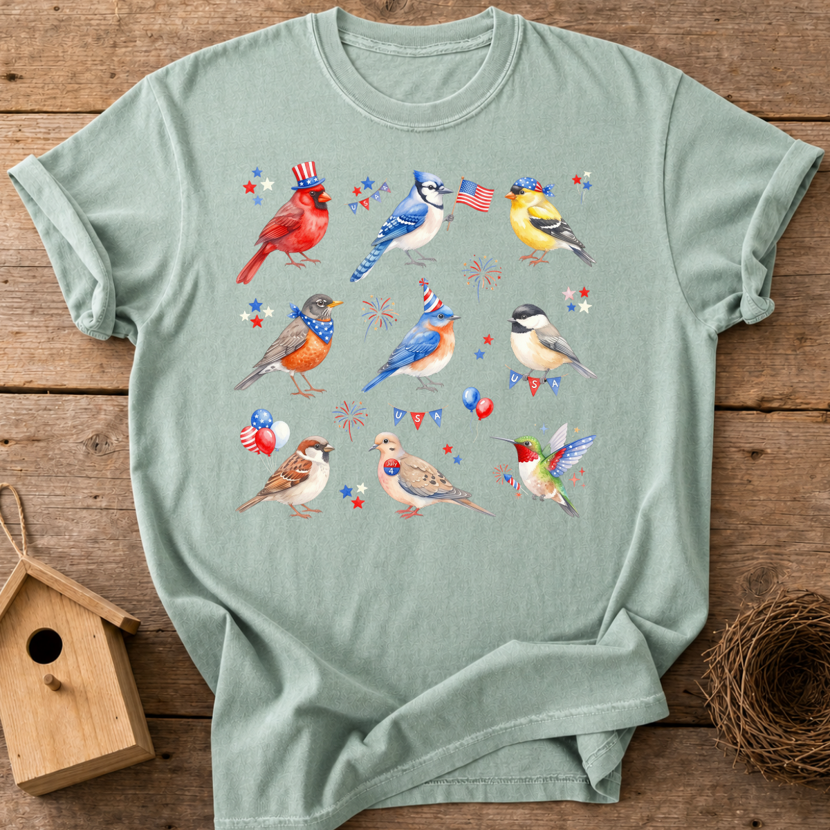 Patriotic Birds T-Shirt