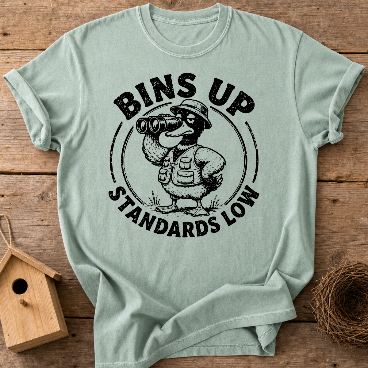 Bins Up Standards Low T-Shirt
