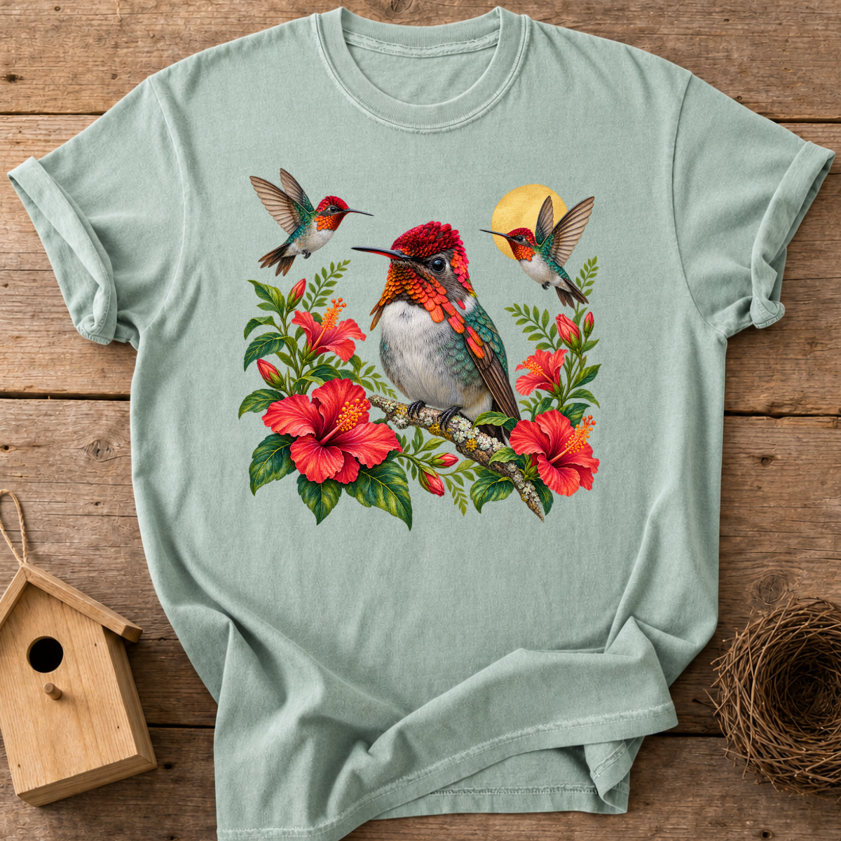 Hummingbird Garden T-Shirt                1.