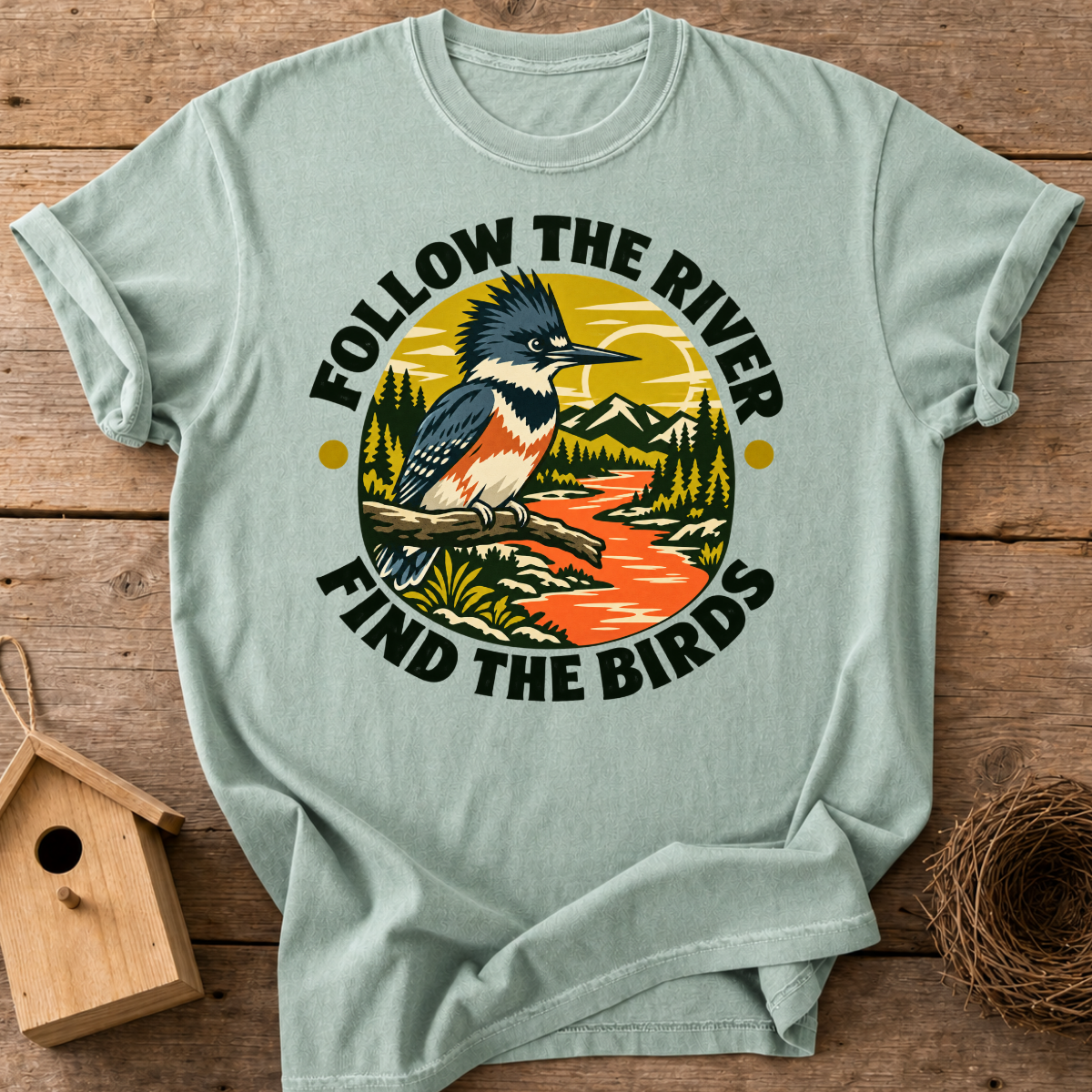 River Kingfisher T-Shirt