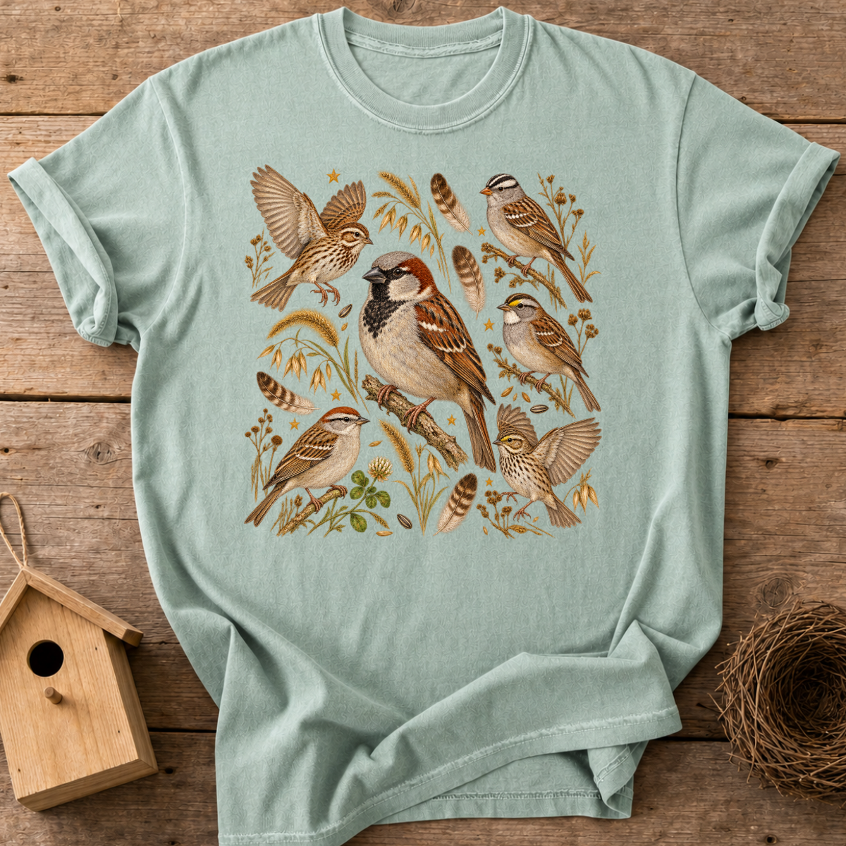 Sparrow Field Guide T-Shirt