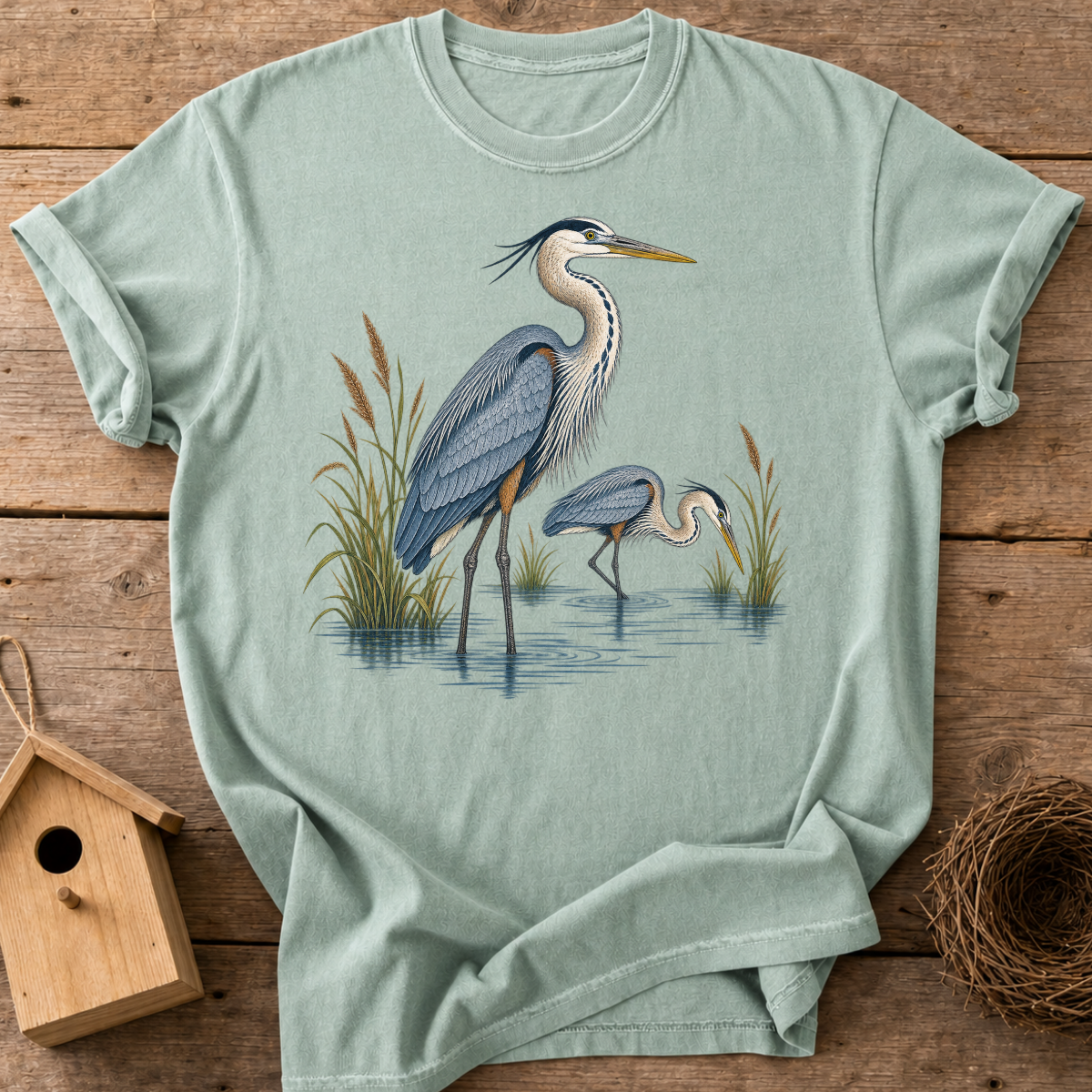 Blue Heron Marsh T-Shirt