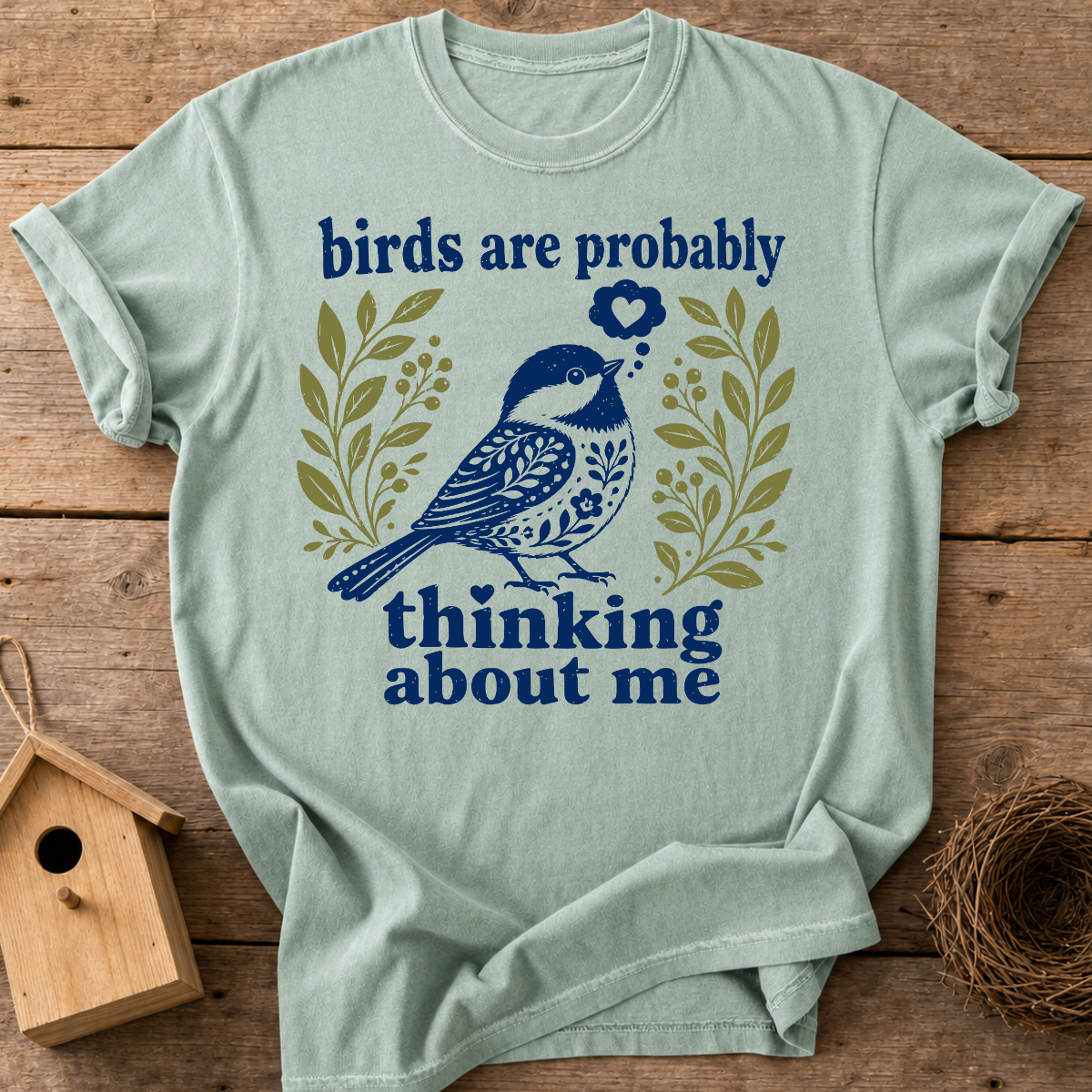 Birds Thinking About Me T-Shirt