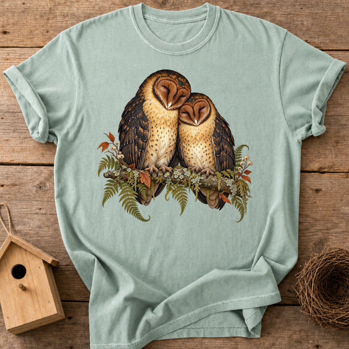 Cozy Barn Owls T-Shirt