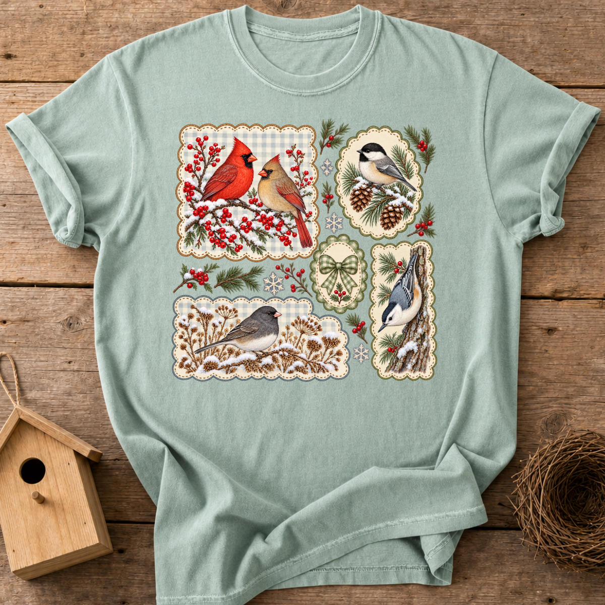 Winter Birds T-Shirt