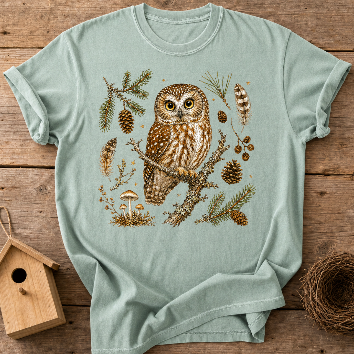 Northern Saw-Whet Owl T-Shirt