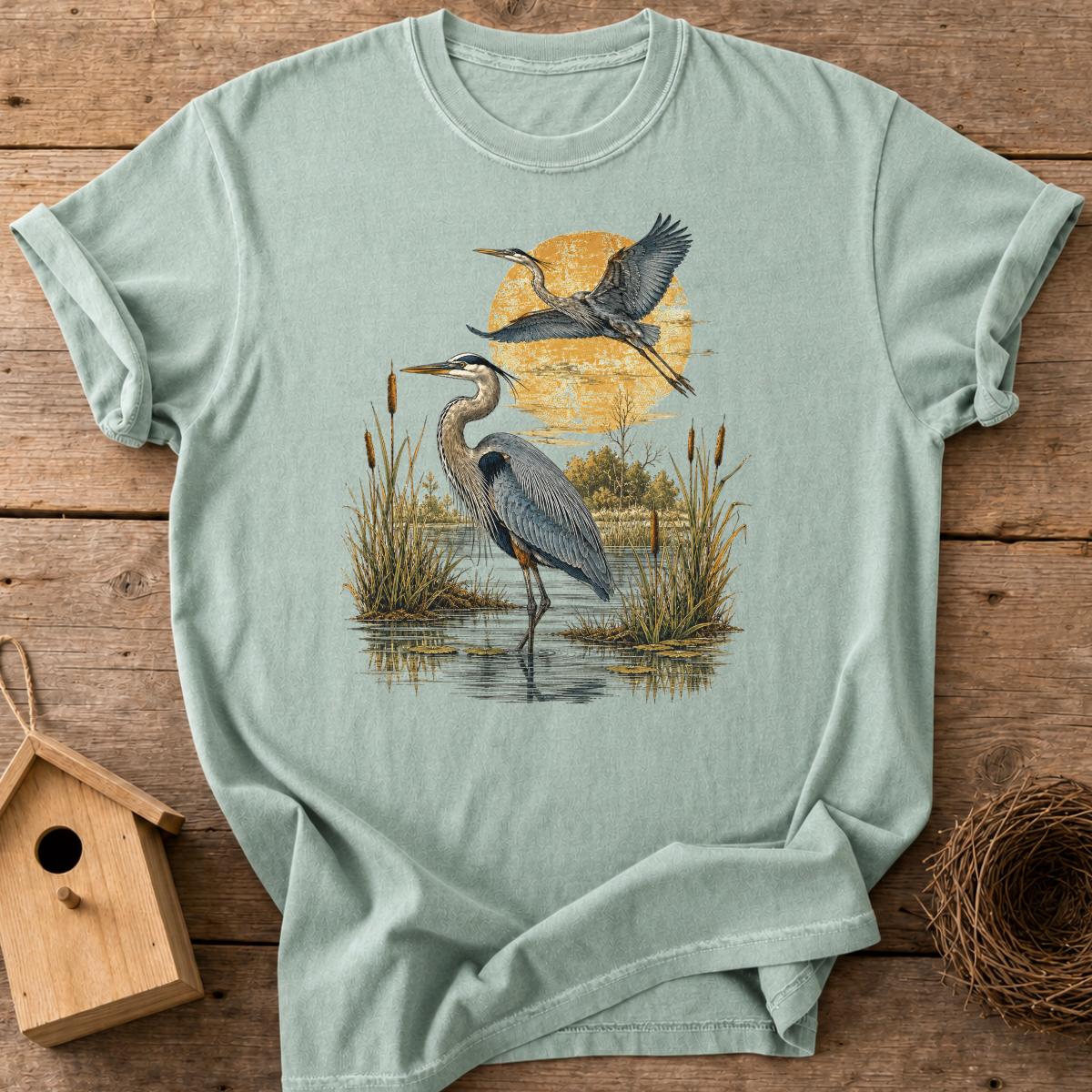 Wetland Heron T-Shirt
