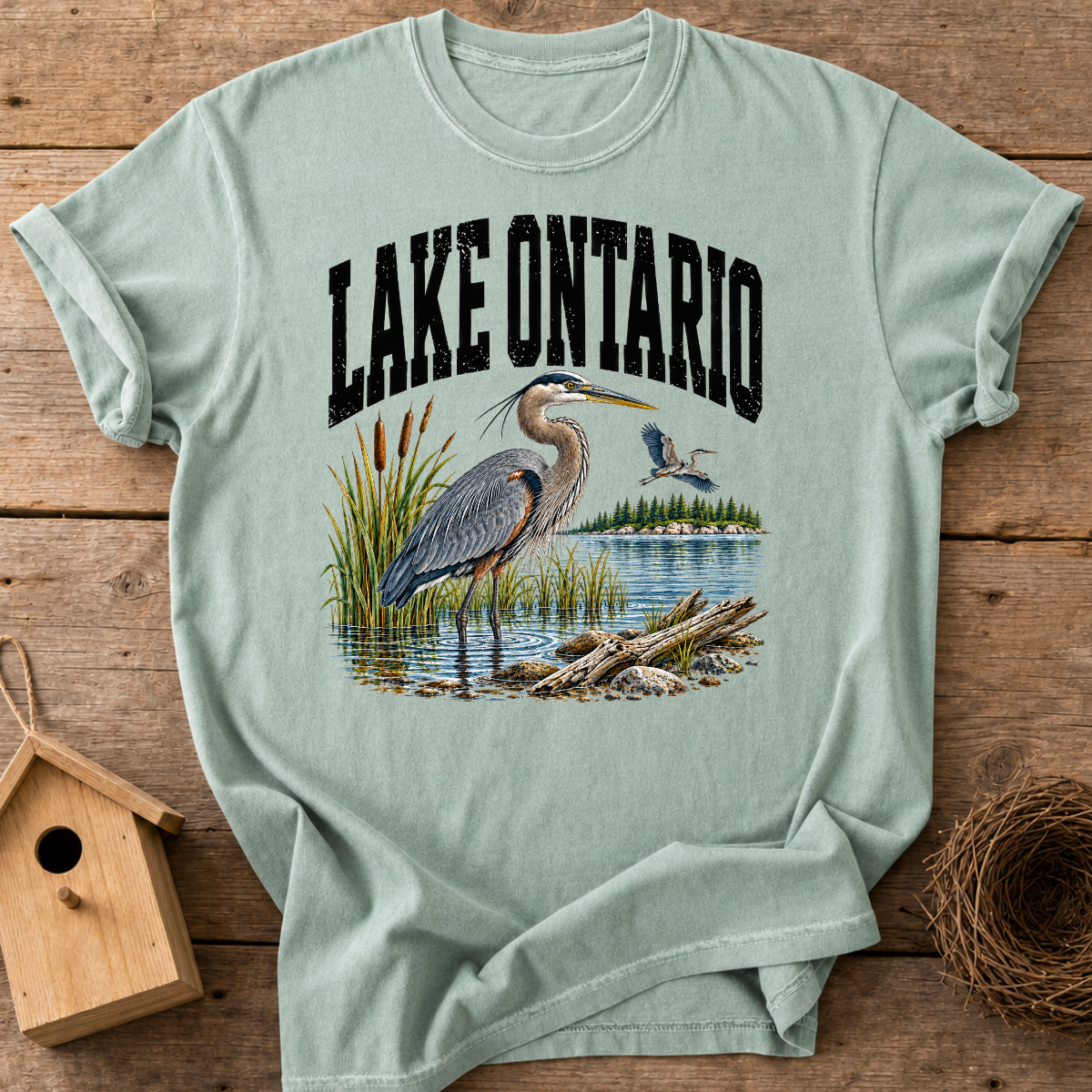 Lake Ontario Heron T-Shirt