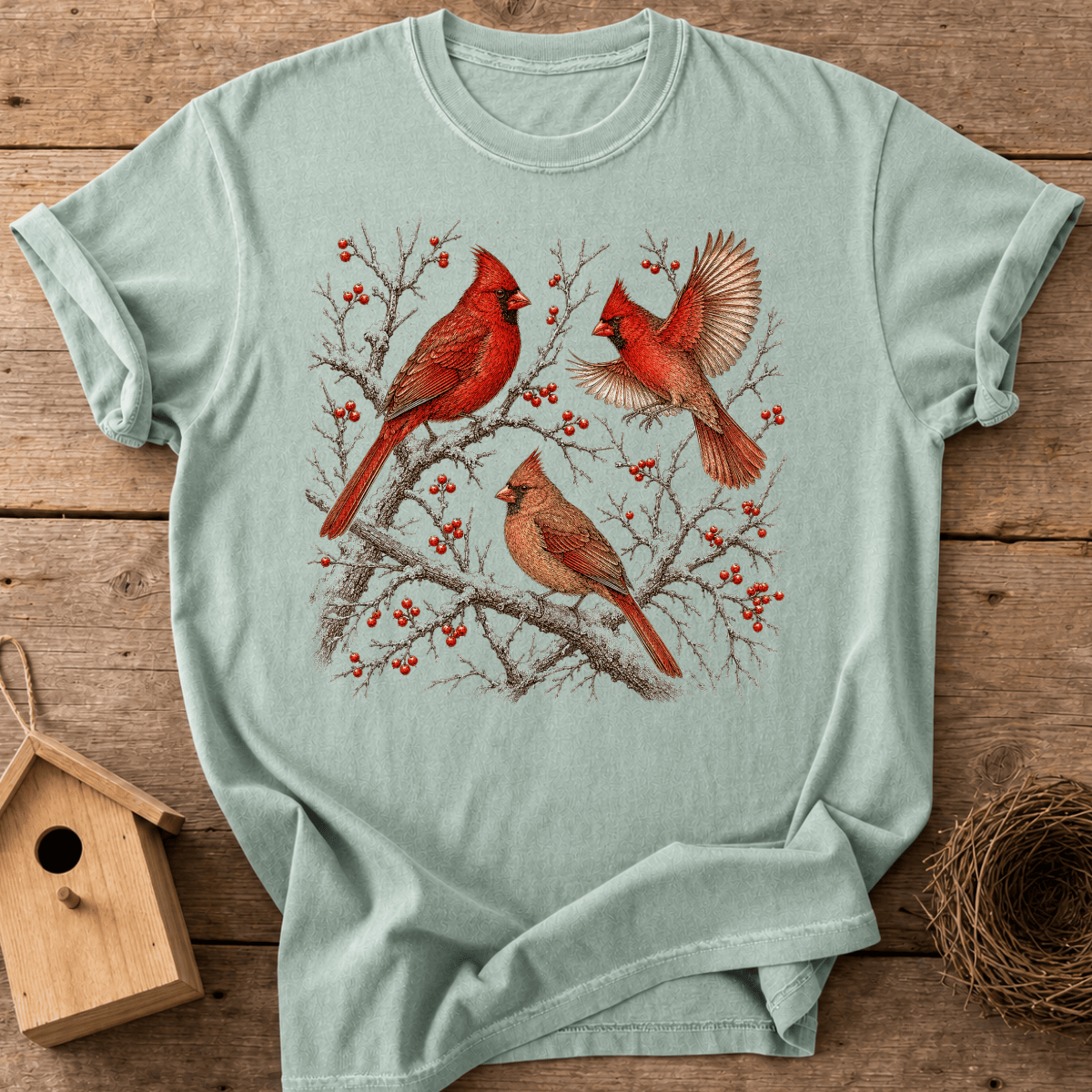 Winter Cardinals T-Shirt