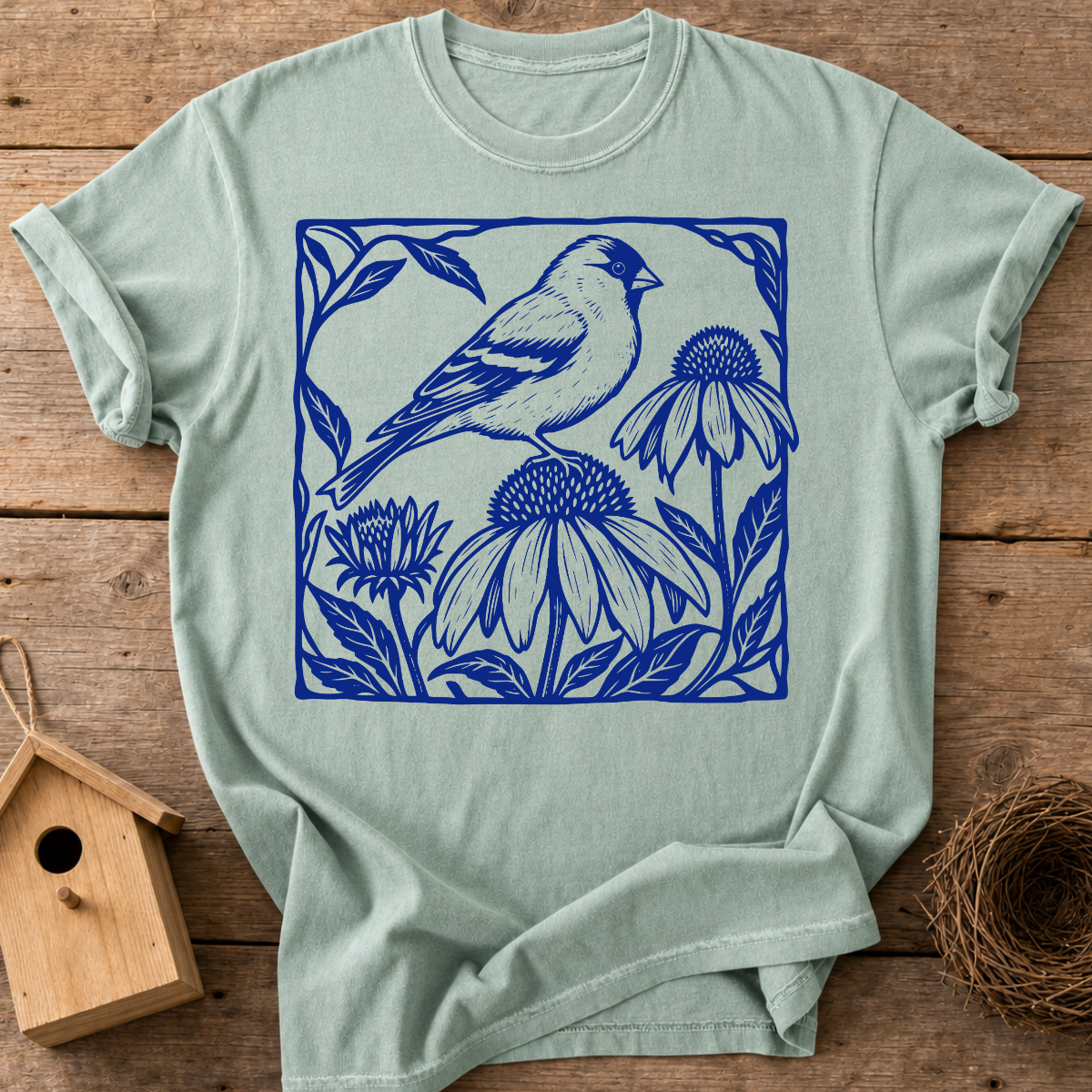 Goldfinch Garden T-Shirt