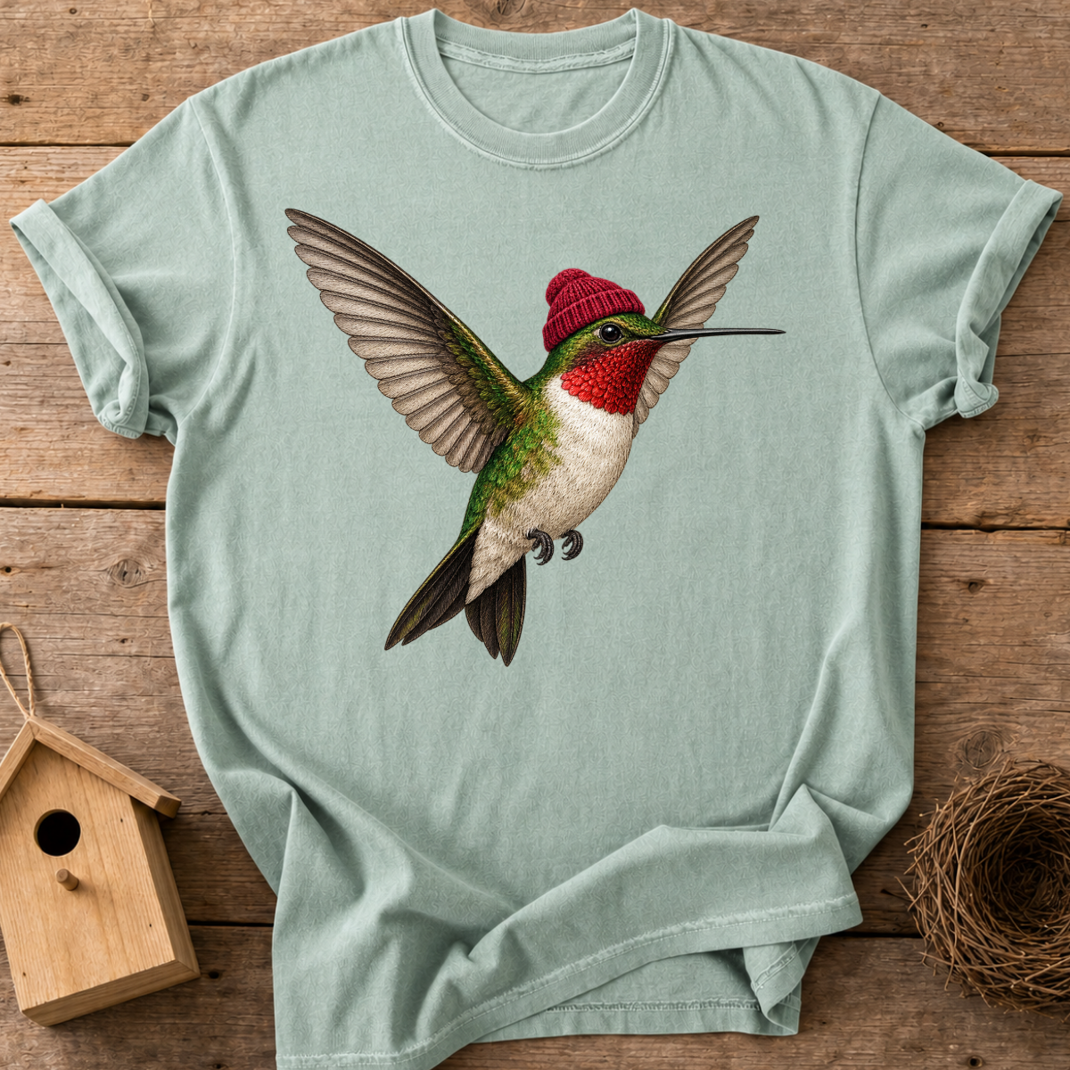 Beanie Hummingbird T-Shirt
