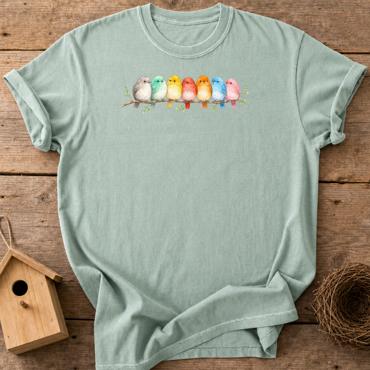 Birds On A Branch T-Shirt