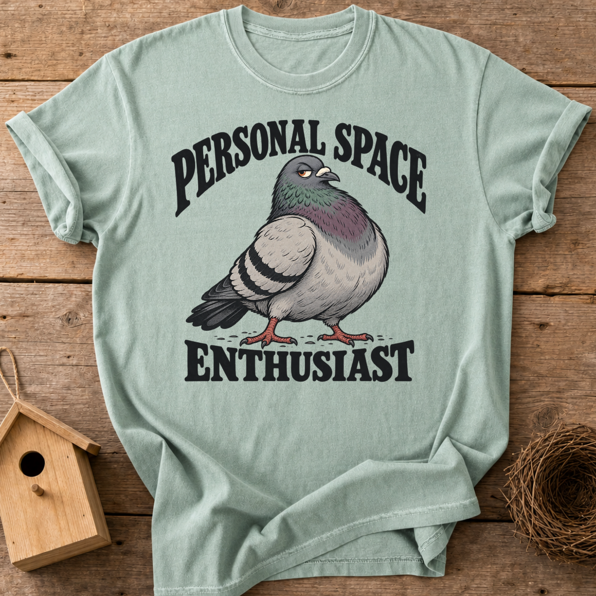 Personal Space Pigeon T-Shirt