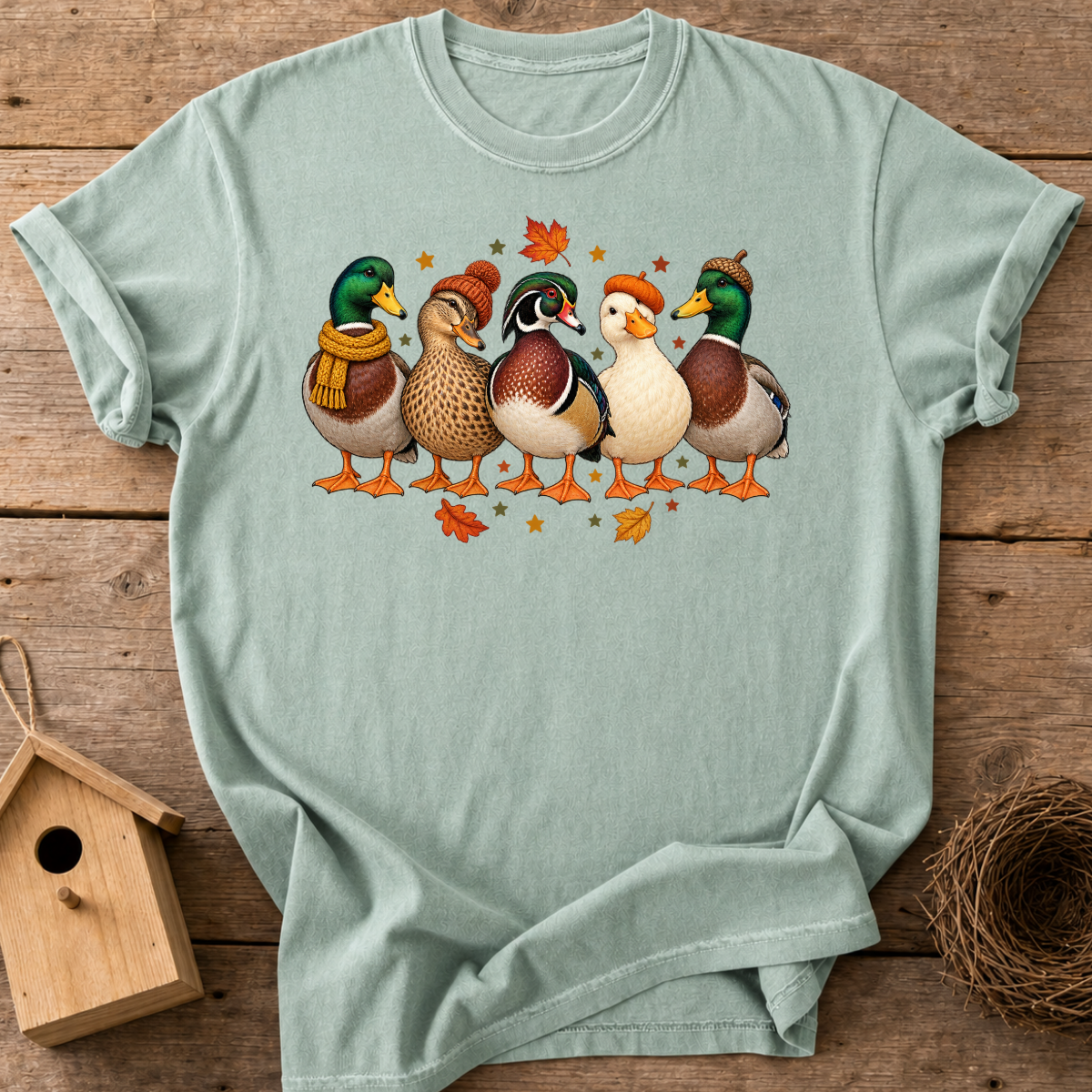 Cozy Autumn Ducks T-Shirt