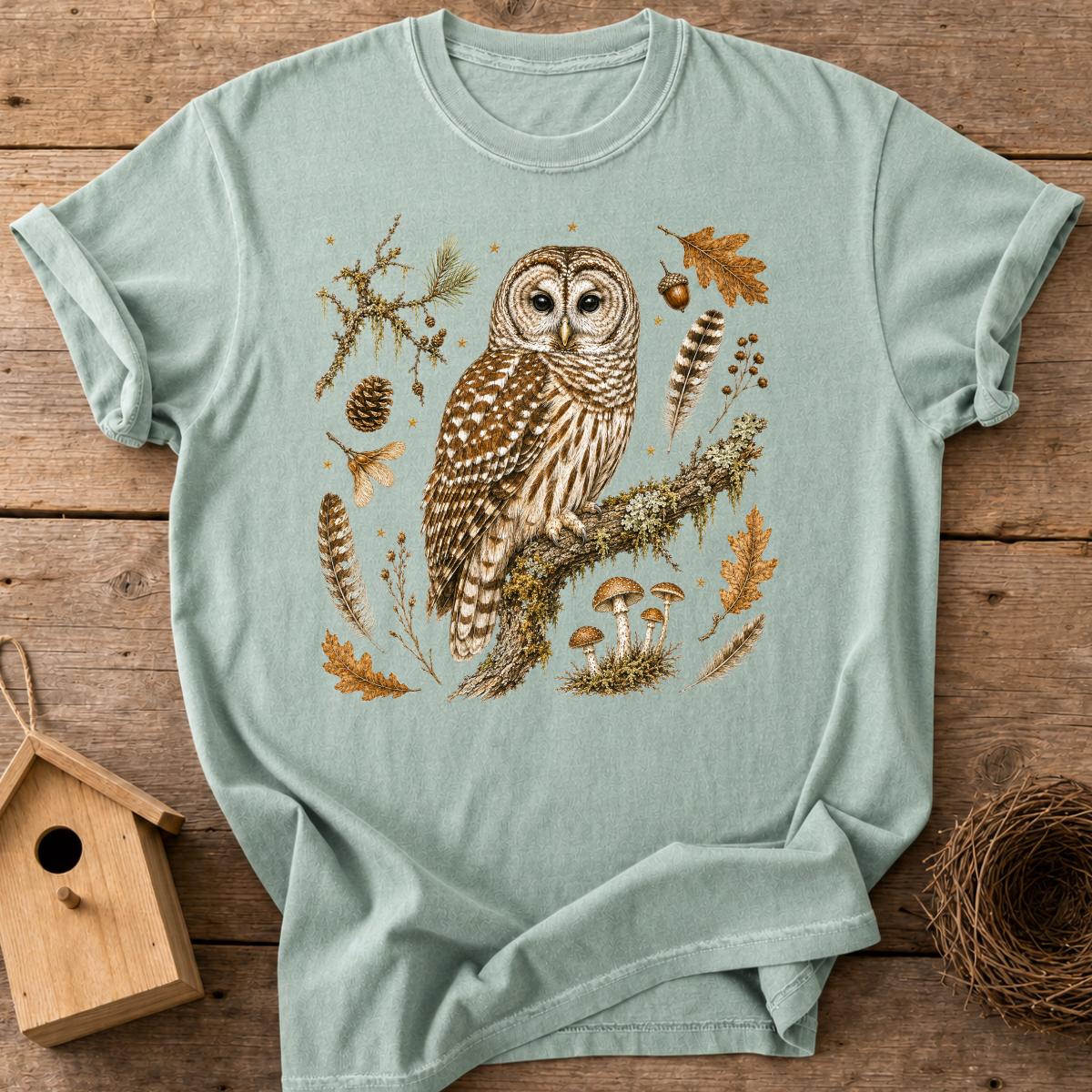 Barred Owl Woodland T-Shirt
