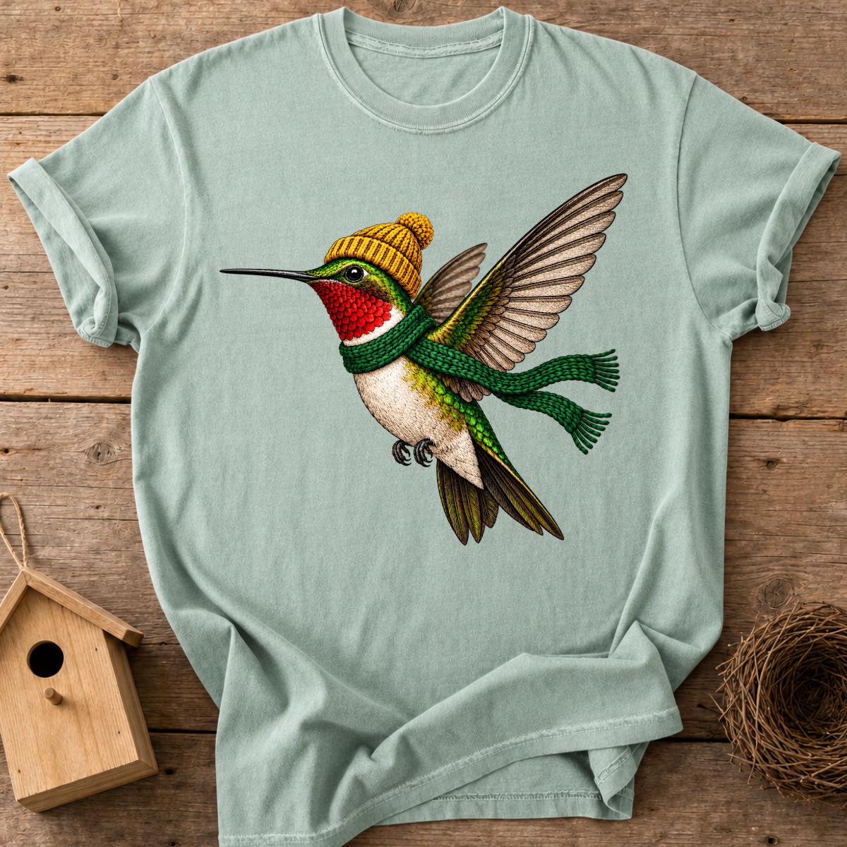 Cozy Hummingbird T-Shirt