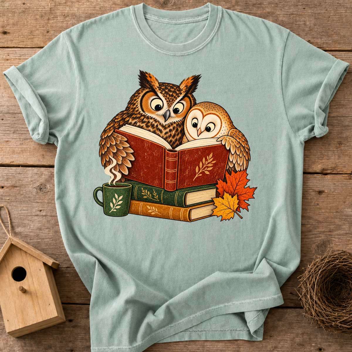 Owl Reading Club T-Shirt
