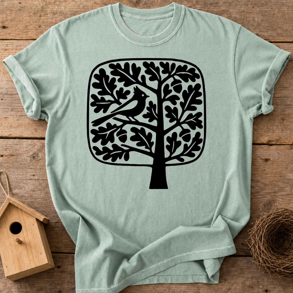 Oak Tree Songbird T-Shirt