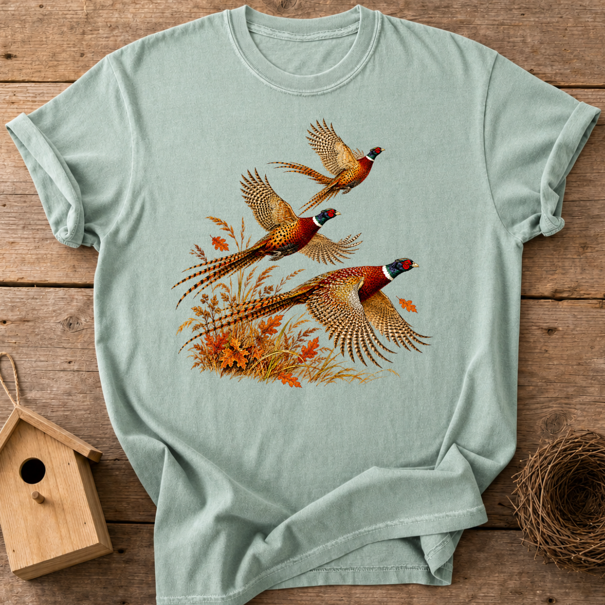 Fall Pheasant Flight T-Shirt